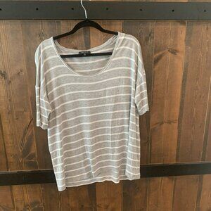 Lafayette 148 New York Short Sleeve Tee Women's Size M